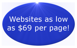 Websites as low as $69 per page!